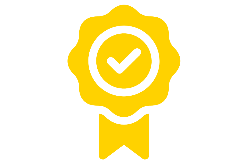 Yellow Badge Icon